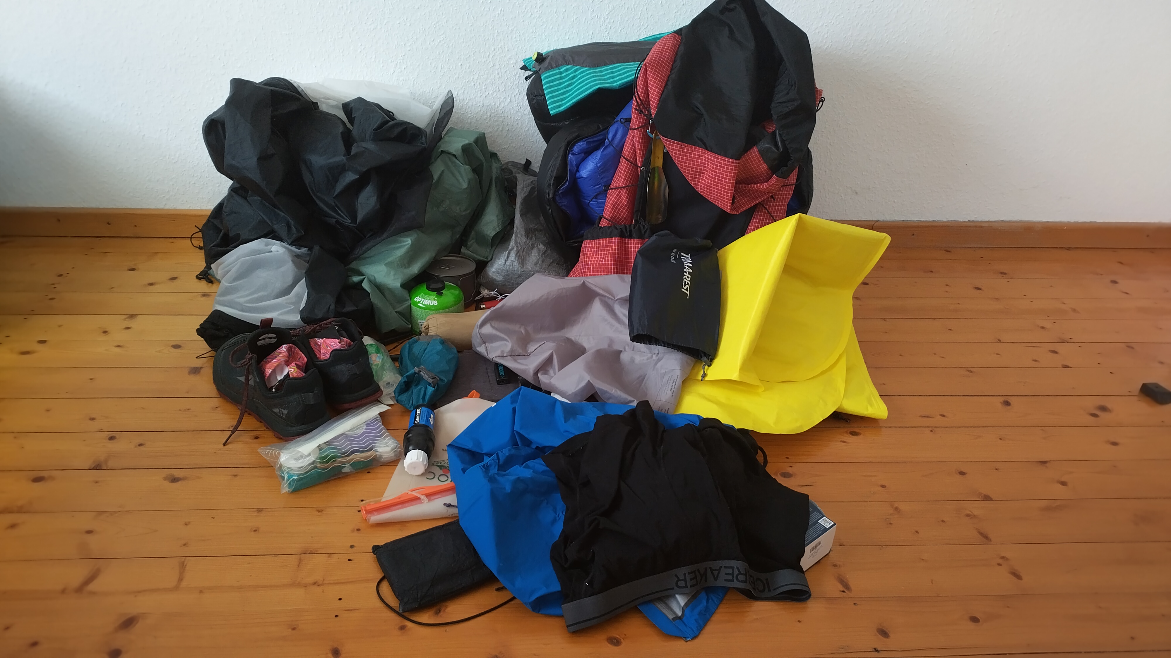 Vor dem Start