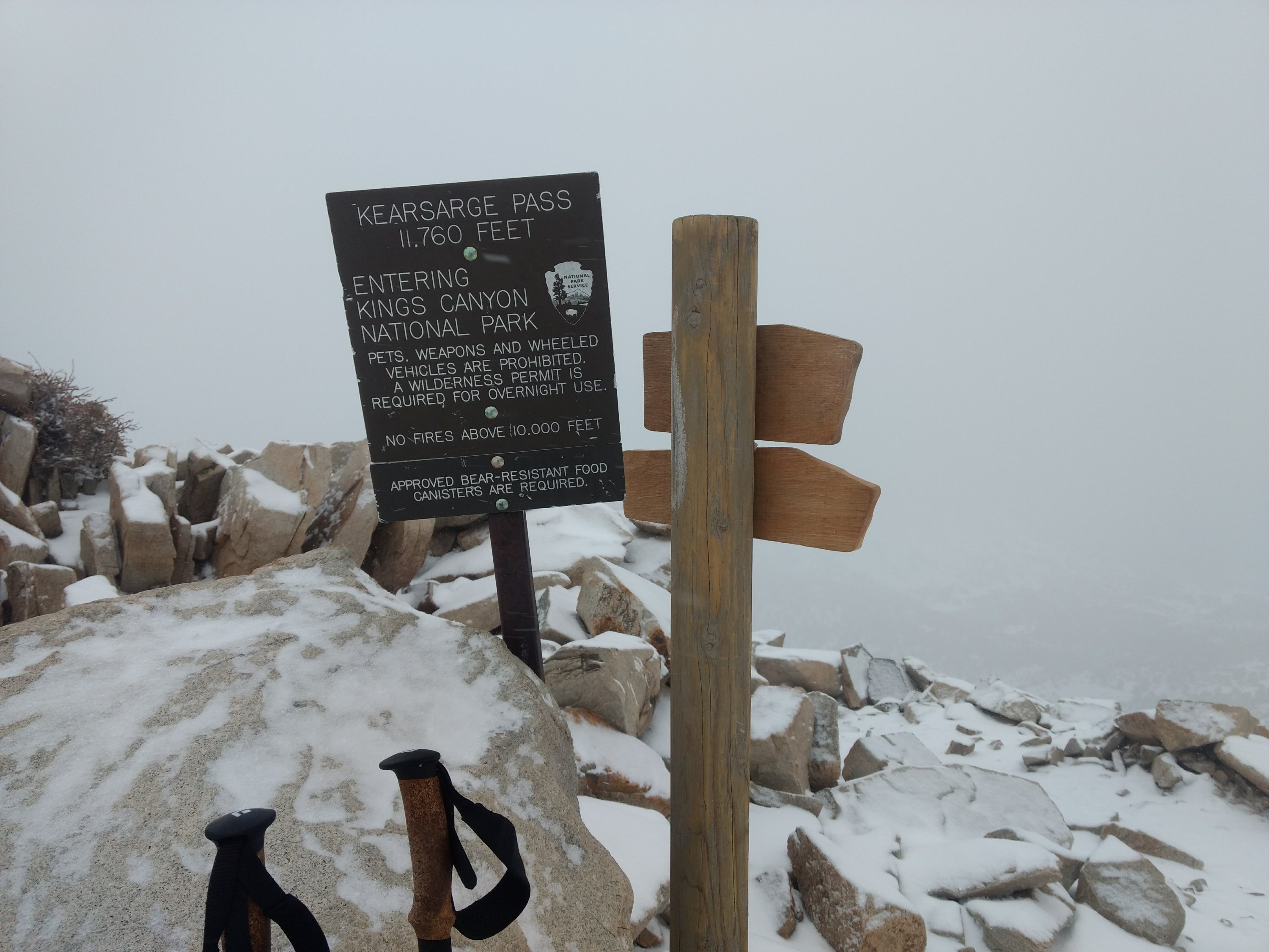 Tag 46: Abzweig Bullfrog Lake Trail - Kearsarge Trail Parking - Independence